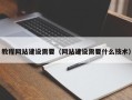 临朐教程网站建设需要（网站建设需要什么技术）